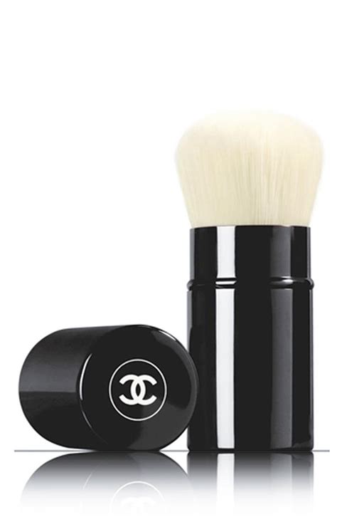 chanel angled powder brush|Chanel retractable kabuki brush.